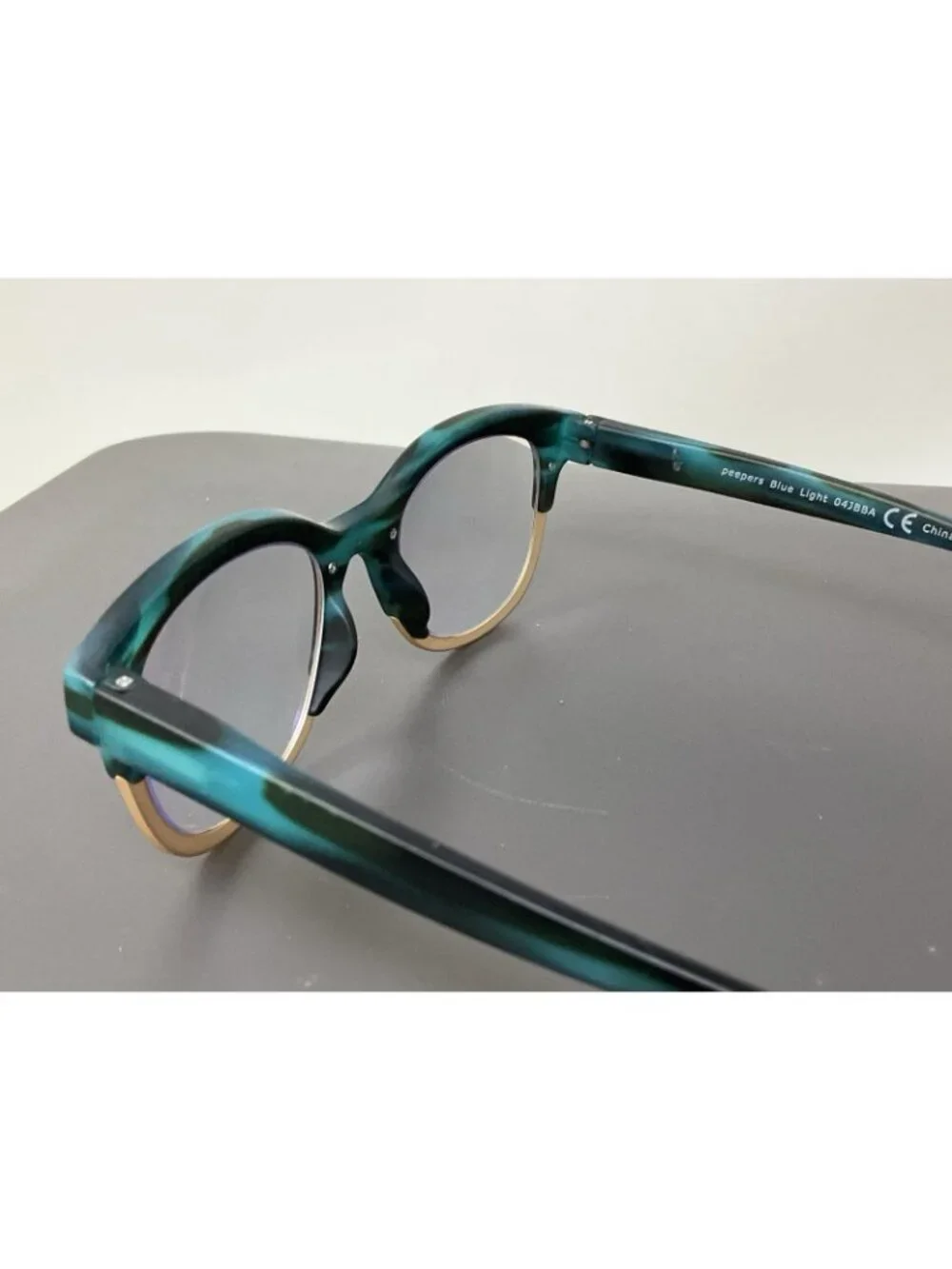 Peepers Georgia 3236 +2.75Readers Reading Glasses Teal Gold